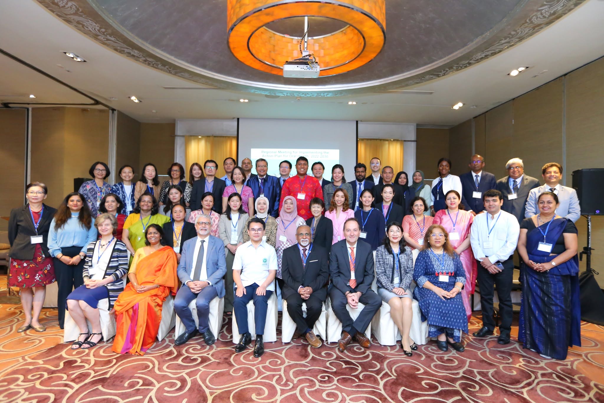 Meeting with health officials and monastic representatives in Bhutan